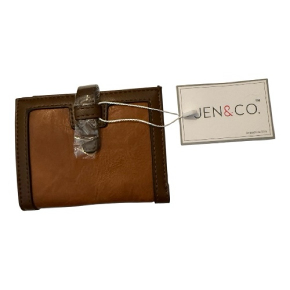 Brown Bessie Vegan Wallet by Jen & Co.